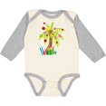 thumbnail image 3 of Inktastic Christmas Palm Tree with Presents Boys or Girls Long Sleeve Baby Bodysuit, 3 of 5