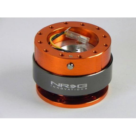 NRG Innovations SRK-200OR Quick Release (Orange Body/Titanium Chrome Ring)