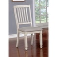 thumbnail image 4 of Bowery Hill 18.5" Transitional Wood Dining Side Chair in White (Set of 2), 4 of 5