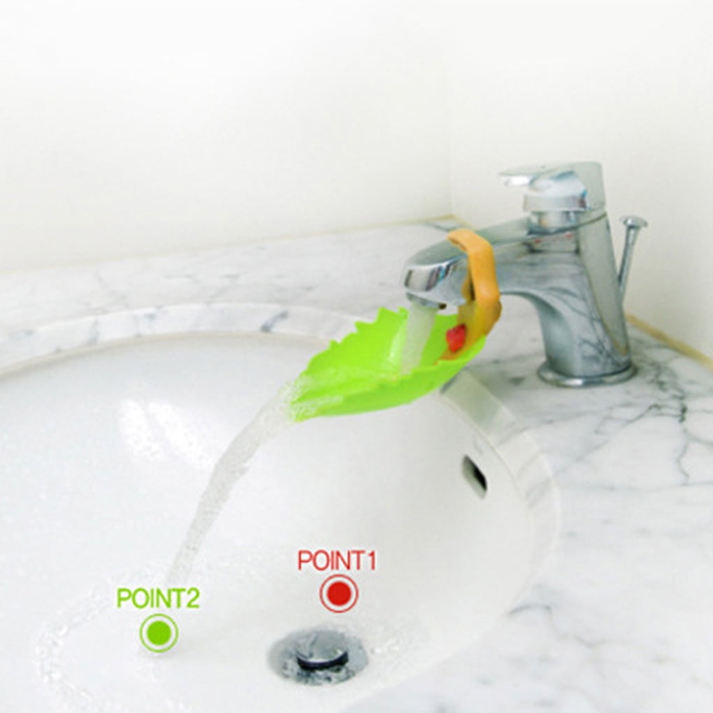 Leaf Cartoon Cute Faucet Extender for Kid Children Kid Hand Washing in