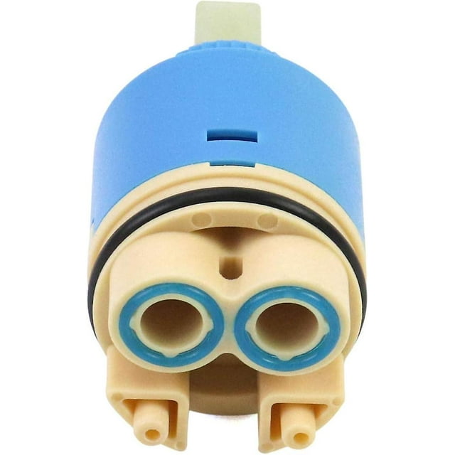 Single Handle Faucet Companion, Easy Replacement Ceramic Cartridge With Hot & Cold Switch For Hassle-Free Water Control