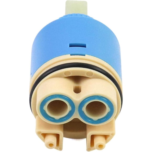 Single Handle Faucet Companion, Easy Replacement Ceramic Cartridge With Hot & Cold Switch For Hassle-Free Water Control