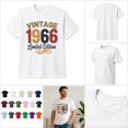 thumbnail image 6 of Vintage 1966 Limited Edition Graphic T-Shirt, Unisex Classic Fit Cotton Tee, 6 of 6