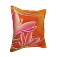 thumbnail image 2 of Bingfone Decorative Pillow Covers 16"X16" Orange Flower Psychedelic Couch Pillow Cases Modern Farmhouse Covers For Couch Sofa Bed, 2 of 9