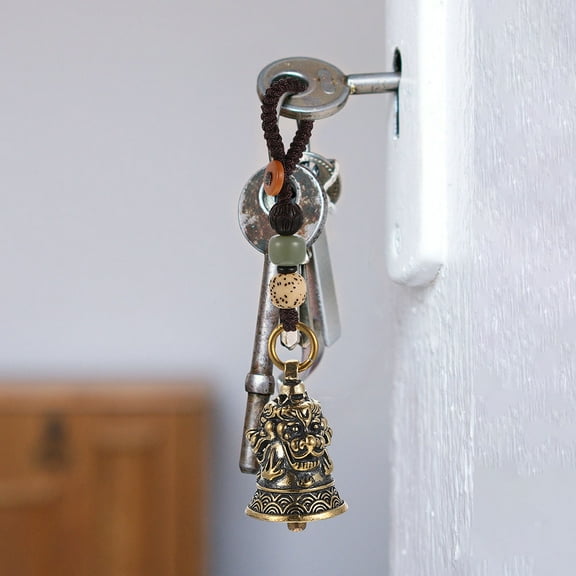 Raindrops 10X2.2in Bell Keyring Handbag Charms for Purse Bag Backpack Car Interior Decorations 2Pcs