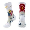 thumbnail image 1 of Wartleves Calcetines deportivos con fondo de toalla Calcetines de baloncesto Calcetines Transformers Estilo Elite H, 1 of 7
