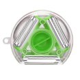 thumbnail image 1 of Juego de pelador Magic Trio 3 en 1, cortador, rallador, cortador en juliana, cuchillas multiusos, rallador, accesorios de cocina, verde, 1 of 5