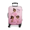 thumbnail image 6 of African American Ballerinas Thick Trolley by Alien Meow 22-24 inch Elastic Suitcase Cover, 6 of 6
