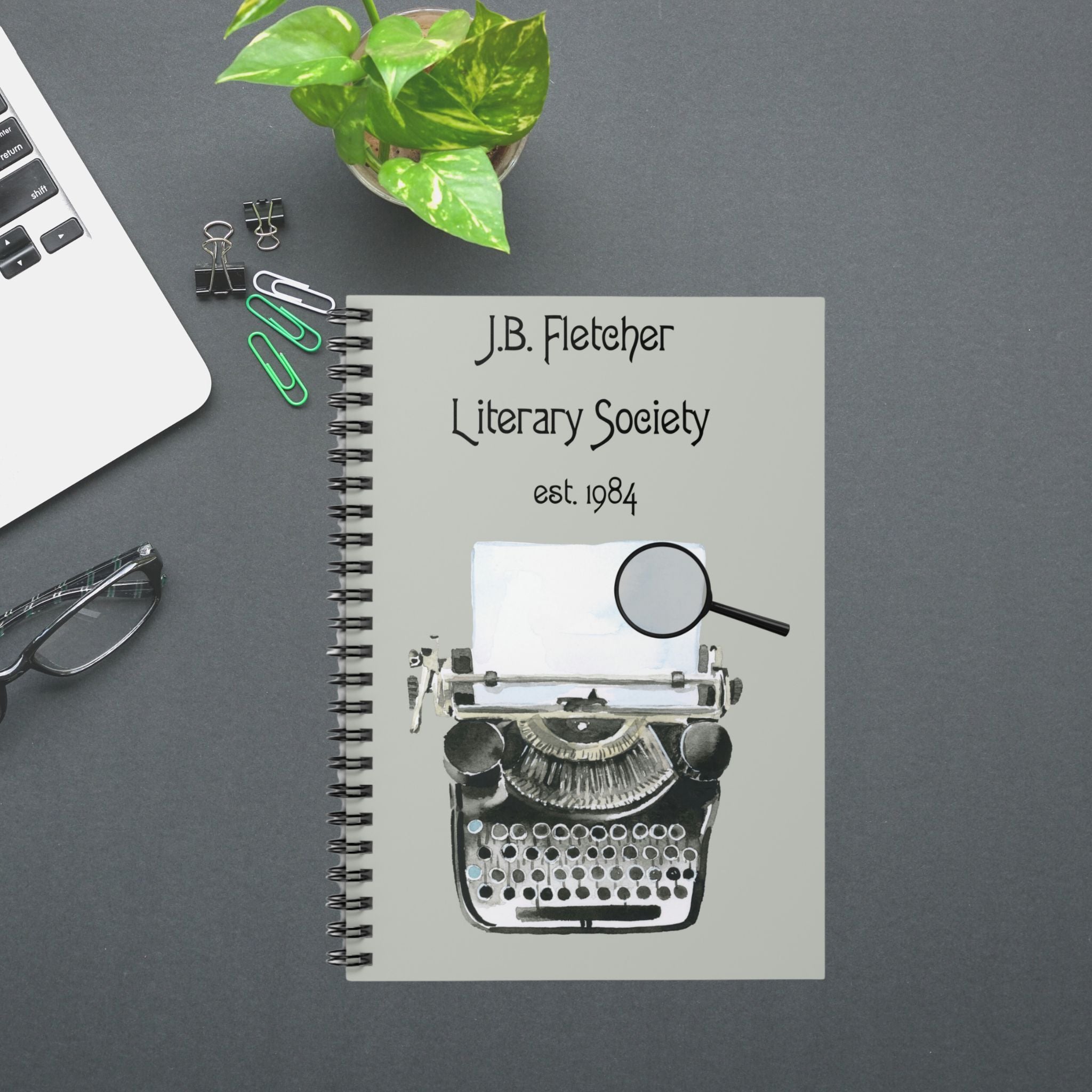 J.B. Fletcher Literary Society Ruled Line Notebook, 6” x 8”