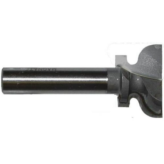 Magnate 7401 Drawer/Finger Pull Router Bit - 1-3/8" Overall Diameter, 5/8" Cutting Length, 3/4" Small Diameter, 2" Shank Length
