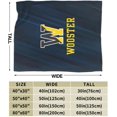 thumbnail image 3 of College of A Wooster Fleece Blanket, Very Soft Microfiber Flannel Blanket for Couch Warm and Cozy for All Seasons, 3 of 6
