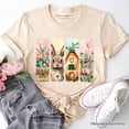 thumbnail image 6 of Easter Bunny Floral Brushstroke T-Shirt, Spring Pastel Coquette Tee, 6 of 6