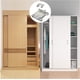 thumbnail image 5 of Pares de ruedas corredizas para puerta de armario, ruedas para puerta corredera, rodillo para puerta de armario, ruedas corredizas para muebles, para armarios, ventanas, puertas, 5 of 5
