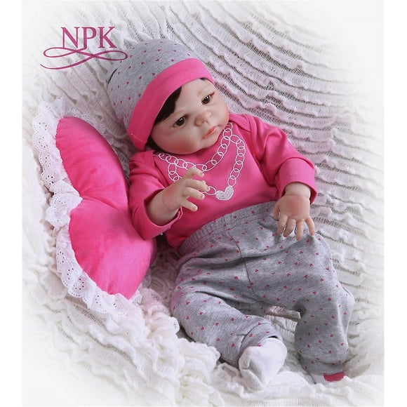Doll 22inch 57cm Bebes Reborn Baby Dolls Full Silicone Reborn Bebe
