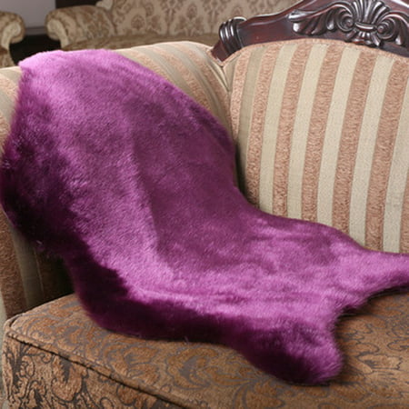 Super Soft Washable Shiny Imitation Wool Carpets Floor Chairs Bedroom Furry Mat Living Room Blanket Artificial Sheepskin