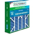 thumbnail image 1 of Filterbuy 20x25x6 MERV 13 Pleated HVAC AC Furnace Air Filters for Aprilaire Space-Gard 201 / 2200 / 2250 and Lennox (1-Pack), 1 of 9