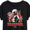 thumbnail image 3 of Marvel Deadpool & Wolverine - Sketch Doodles - Women's Oversized Graphic T-Shirt, 3 of 5