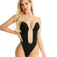 thumbnail image 3 of Shapewear for Women Plus Size Backless Built in Bra Body Shaper Seamless with Open Crotch No Sweat, 3 of 7