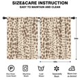thumbnail image 2 of Blackout Kids Curtains,Beige and Brown Of Leopard Print Childrens Insulated Curtains Set Of 2,Bedroom Essentials,Toddler Room Decor 42"x54", 2 of 5