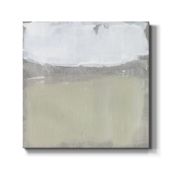 Wexford Home Silver Ribbon Horizon I-Premium Gallery Wrapped Canvas, 10" x 10" - Ready to Hang