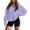 Light Purple #016, variant on Women's Zip Up Hoodie Drawstring Kangaroo Pocket Sweatshirt Dropped Shoulder Loose Fit Casual Jacket Brown 2XL