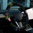 thumbnail image 6 of Flamingo 14.5 Inch Printing PVC Leather Car Wheel Cover Steering Wheel Cover Auto Accessories, 6 of 6