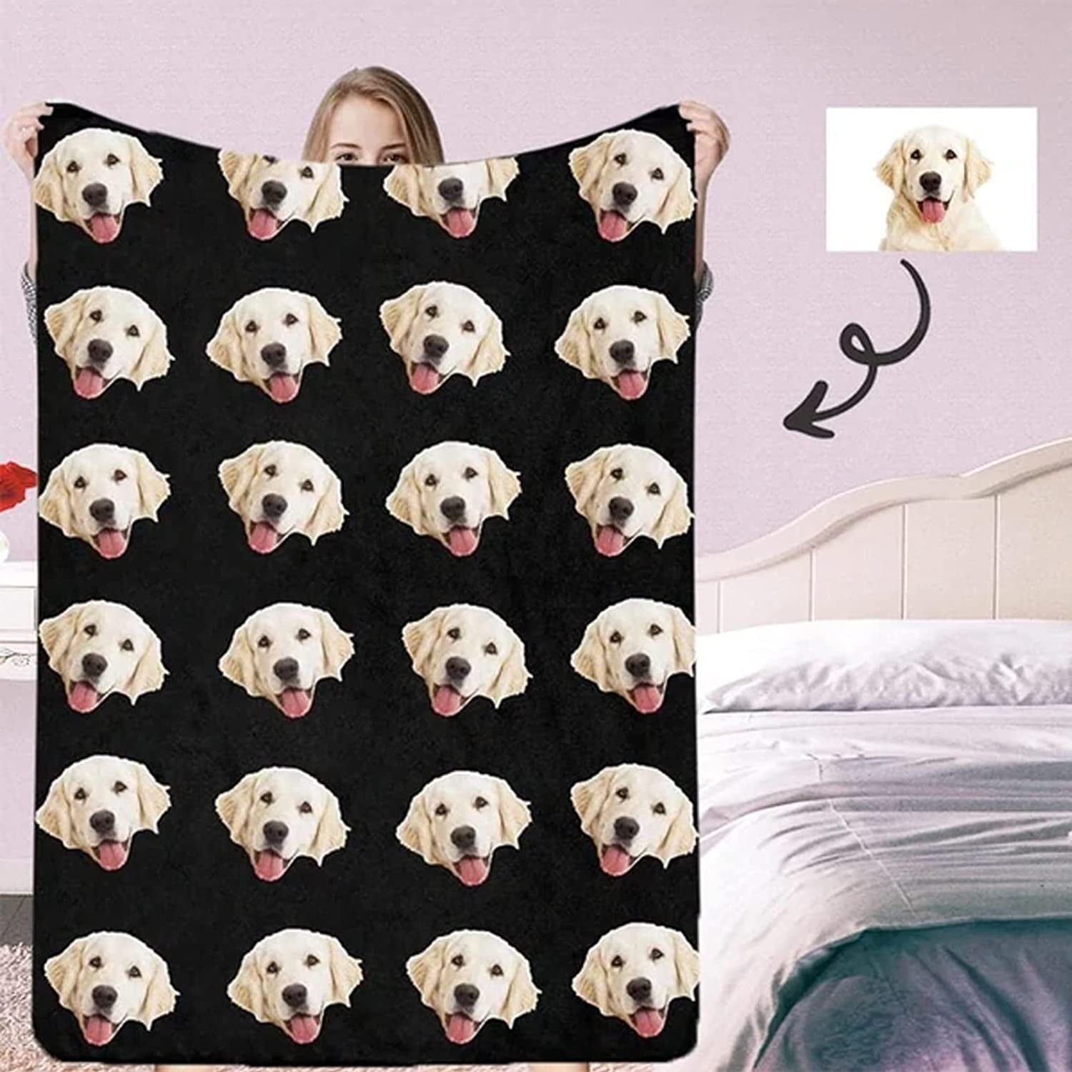 custom blanket collage,Custom Dog 