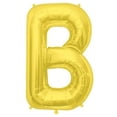 thumbnail image 2 of Gold Letter B 34 Inch Foil Balloon, 2 of 2