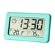 thumbnail image 2 of Reloj despertador digital de pared con temporizador de temperatura interior para decoración de habitación infantil. C azul, 2 of 6