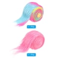 thumbnail image 3 of Uxcell Plush Faux Fur Fabric Precut Strips, 59" x 2" Fluffy Faux Fur Ribbon, Pink, Iridescent 2Pack, 3 of 7