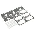 thumbnail image 5 of Carburetor Gasket Kit for Holley 4150/Motorcraft M2300 - Fuel Bowl & Metering Block Seal Replacement Set (8-2000QFT), 5 of 7