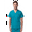 Teal Blue, variant on Sivvan Unisex V-Neck 3 Pocket Scrub Top (Available in 15 Colors)