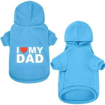 Dog Sweater Dog Hoodie Cold Weather Dog Coat Hooded Sweatshirt for Puppies,Cats, Small Medium Large Dogs DAD