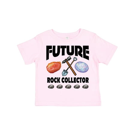 

Inktastic Future Rock Collector Boys or Girls Toddler T-Shirt