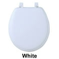 thumbnail image 1 of Fantasia 17 Inch White Soft Standard Vinyl Toilet Seat, 1 of 3