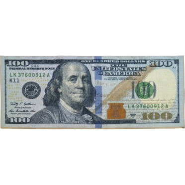 Big Money 100 Dollar Bill Area Rug Door Mat 22" x 53", New Colors