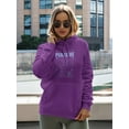 thumbnail image 2 of Perceive Vectors Techno Style Hoodie Women -Image by Shutterstock, Female Large, 2 of 4