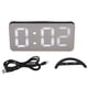 thumbnail image 1 of Reloj despertador digital LED multifunción con 2 puertos USB y atenuación automática para dormitorio y oficina TS‑8201‑HW, 1 of 14