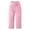 Pink, variant on Wdgfv Girls Summer Shorts Casual Wear Loose Fit Comfortable Play Outfit With Pockets For School Outdoor Activities Age 5 to 14 Pink 5-6 Years
