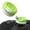 Bright Green & Robot White, variant on PlayVital Thumbs Cushion Caps Thumb Grips for ps5, for ps4, Thumbstick Grip Cover for Xbox Series X/S, Thumb Grip Caps for Xbox One, Elite Series 2, for Switch Pro Controller - Black
