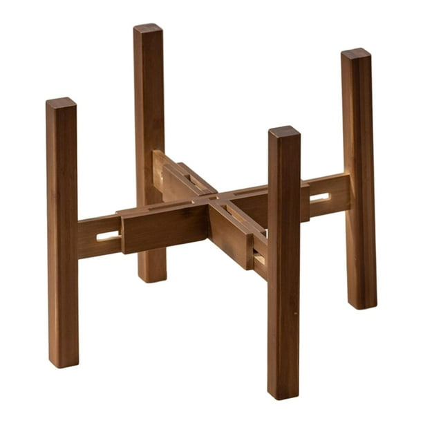 Soporte ajustable para plantas de mediados de siglo, estante de exhibición para bonsái, organizador en maceta, soporte para macetas de diferentes