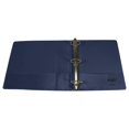 thumbnail image 2 of School Smart 086396 Vinyl General Purpose Round Ring View Binder, 2 In, Blue, 2 of 3