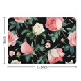 thumbnail image 5 of Pioneer Flower Floral Print Flannel Non Slip Door Rugs,Washable Door Mats Indoor,Decorative Door Mats,Dirt-Resistant and Absorbent Doormat for Entrance,Bedroom,Kitchen,Bathroom,23.5"x16", 5 of 5