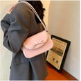 thumbnail image 4 of Red Shoulder Bag Y2k Purse for Women Trendy Leather Handbag 90s Clutch Purse Top Handle Satchel, 4 of 6