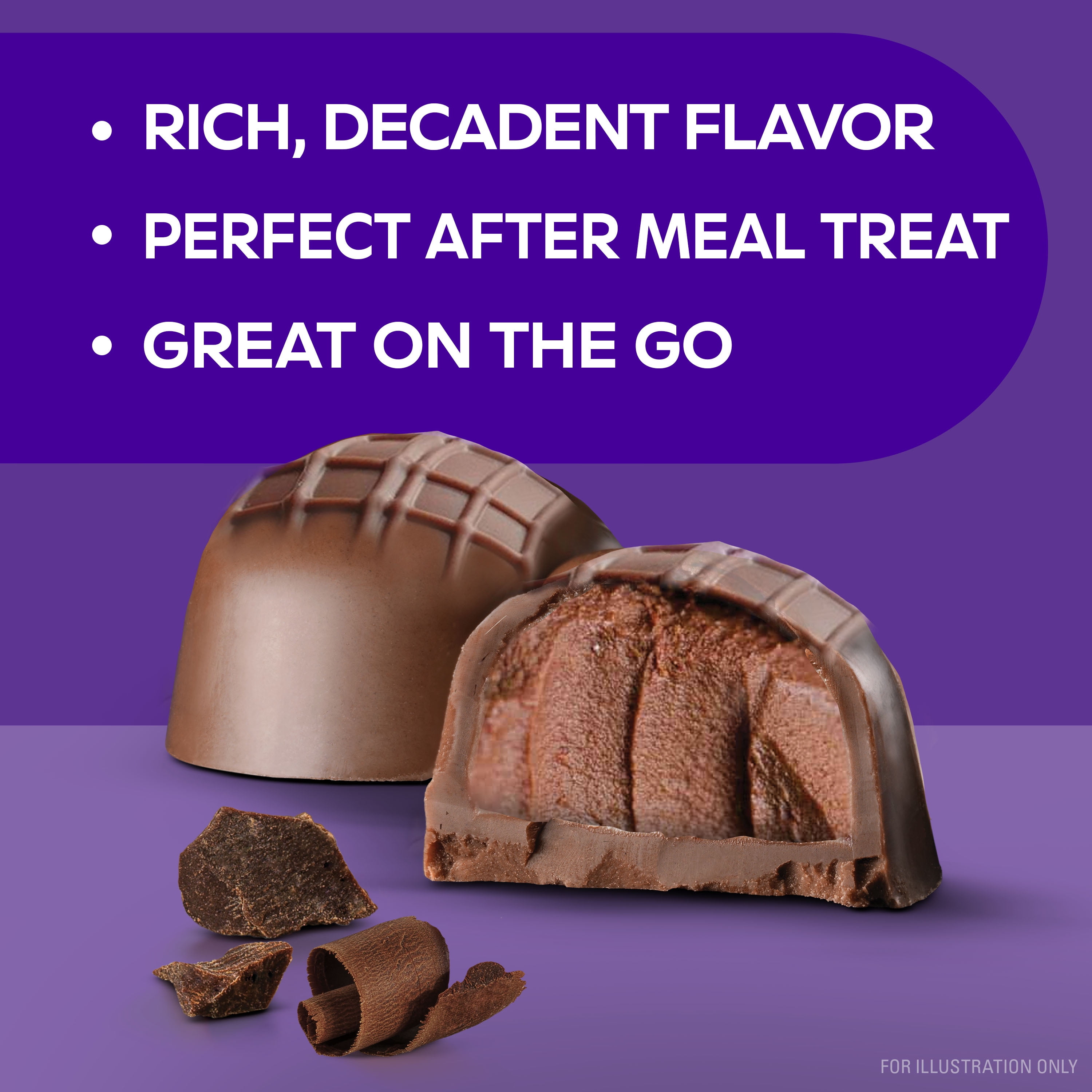 (3 pack) Atkins Endulge Treats, Milk Chocolate Truffles, Low Sugar, Low Carb, Keto-friendly, 12 Count (4pk)