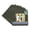 Earthen Gray, variant on Harbor Gray Picture Frame Mat for 10x10 Frames - Fits 6x6 Photos - 1 Mat