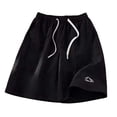 thumbnail image 5 of Hurxie Mens Hiking Shorts Quick Dry Lightweight 3 Zipper Pockets Summer Workout Gym Athletic Running Shorts Men Black,4XL, 5 of 6