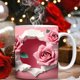 thumbnail image 2 of Regalos para Parejas Día de San Valentín Rosa Roja Familia Taza de Café Regalo para Parejas Día de San Valentín Regalos para Parejas, 2 of 7