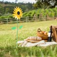 thumbnail image 2 of OUNONA Lawn Ornaments Outdoor Large Sunflower Windmill Iron 1Pcs Decor Item, 2 of 7