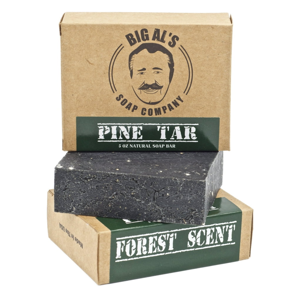 Pine Tar All Natural Men's Soap Forest Scent Made in the USA